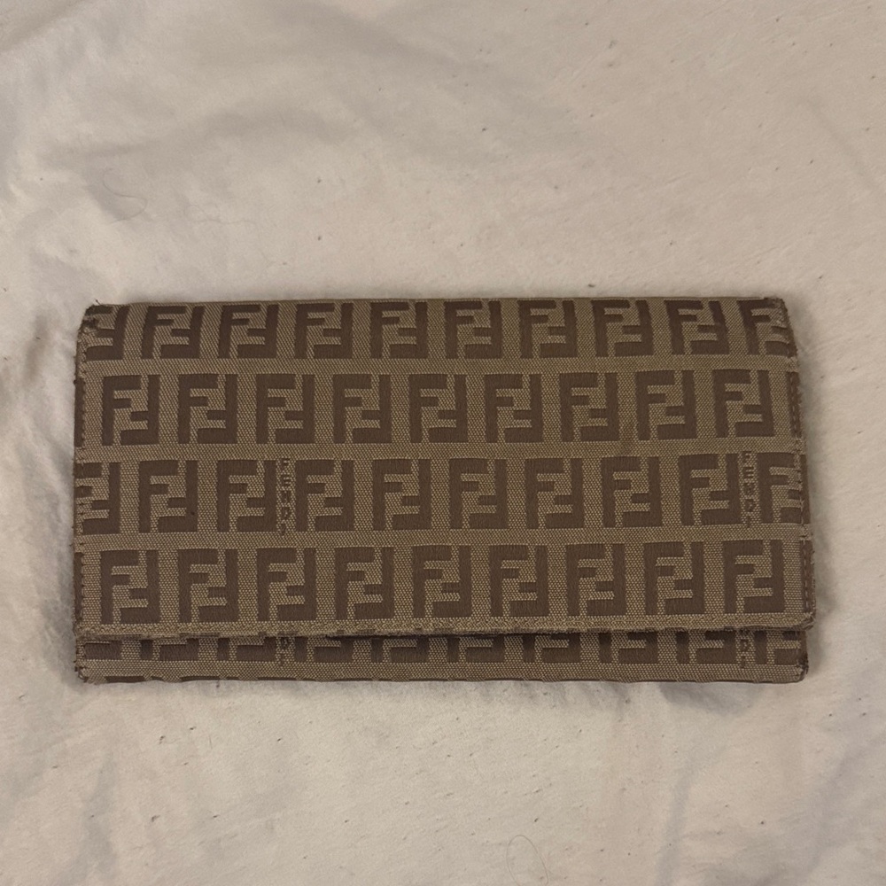Fendi Brown Monogram Clutch (project piece)